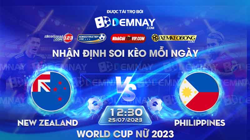 Link xem trực tiếp trận Nữ New Zealand vs Nữ Philippines, lúc 12h30 ngày 25/07/2023, World Cup nữ 2023
