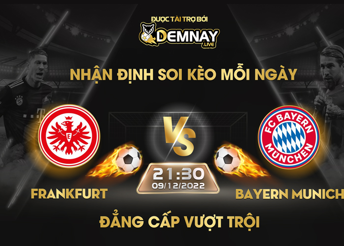 Link xem trực tiếp trận Frankfurt vs Bayern Munich, lúc 21h30 ngày 09/12/2023, VĐQG Đức