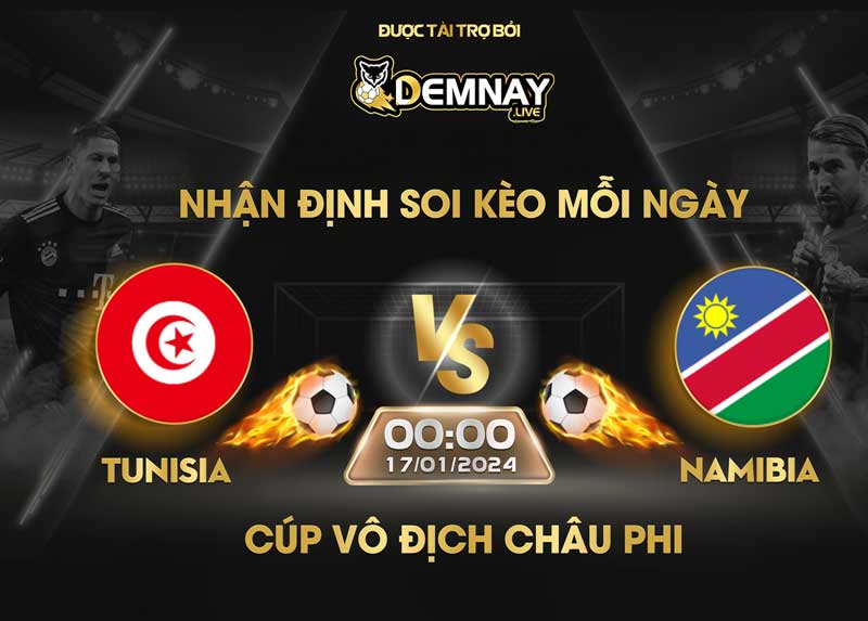 Link xem trực tiếp trận Tunisia vs Namibia, lúc 00h00 ngày 17/01/2024, Cúp vô địch Châu Phi