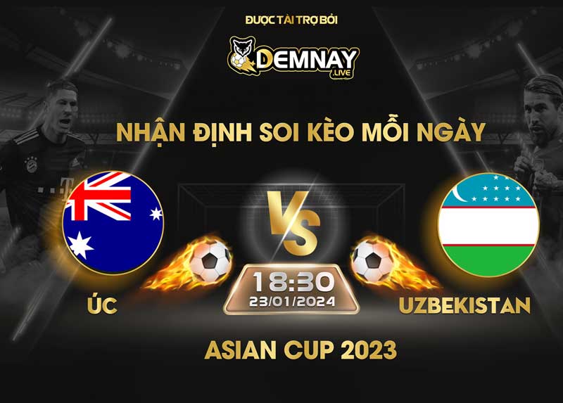 Link xem trực tiếp trận Australia vs Uzbekistan, lúc 18h30 ngày 23/01/2024, Asian Cup