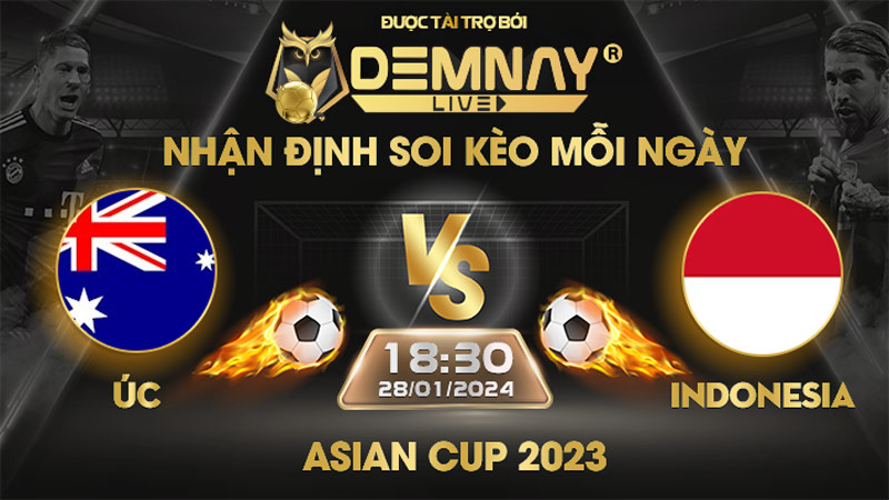 Link xem trực tiếp trận Australia vs Indonesia, lúc 18h30 ngày 28/01/2024, Asian Cup 2023